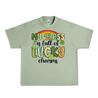 Oil Green my class is full of lucky charms Urban Heavy Tee - MaliasSmallBusiness