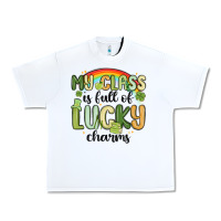 White my class is full of lucky charms Urban Heavy Tee - MaliasSmallBusiness