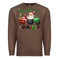 Chestnut nothing runs like a reindeer Premium Sweatshirt - CowGirlArtShop