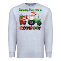 Nothing Runs Like A Reindeer Premium Sweatshirt | Teevron