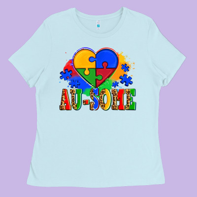 Autism Au Some Tribe Ladies Tee Designed By Adodesignshop