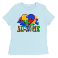 Baby Blue autism au some tribe Ladies Tee - AdoDesignShop