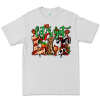 Dove Grey lets get lit with Christmas Premium Tee - AdoDesignShop