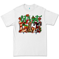 White lets get lit with Christmas Premium Tee - AdoDesignShop