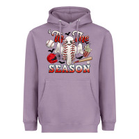 Lavender tis the season baseball halloween Heavyweight Hoodie - CowGirlArtShop