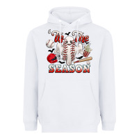 White tis the season baseball halloween Heavyweight Hoodie - CowGirlArtShop