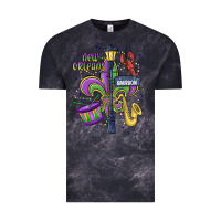 Cloud Black new orleans mardi gras streets Vintage Tee - MaliasSmallBusiness