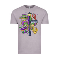 Vintage Zinc new orleans mardi gras streets Vintage Tee - MaliasSmallBusiness