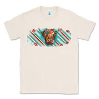 Natural cow floral Classic Tee - JahusDesignShop