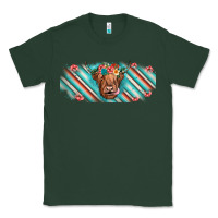 Sports Green cow floral Classic Tee - JahusDesignShop
