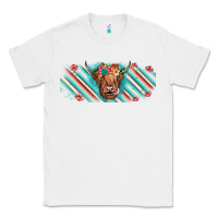 White cow floral Classic Tee - JahusDesignShop