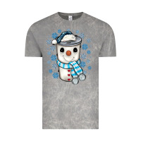 Cloud Rock snowman coffee cup Vintage Tee - JahusDesignShop