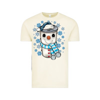 Vintage Arctic snowman coffee cup Vintage Tee - JahusDesignShop