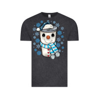 Vintage Black snowman coffee cup Vintage Tee - JahusDesignShop