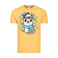 Vintage Mustard snowman coffee cup Vintage Tee - JahusDesignShop