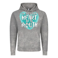 Cloud Rock i have got a good heart but this mouth Vintage Hoodie - MaliasSmallBusiness