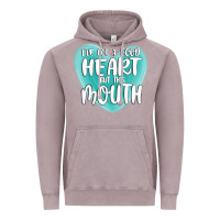 Vintage Zinc i have got a good heart but this mouth Vintage Hoodie - MaliasSmallBusiness