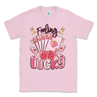 Bubblegum Pink feeling lucky Classic Tee - MaliasSmallBusiness