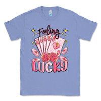 Colony Blue feeling lucky Classic Tee - MaliasSmallBusiness