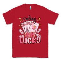 Red feeling lucky Classic Tee - MaliasSmallBusiness