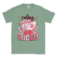 Sage feeling lucky Classic Tee - MaliasSmallBusiness