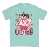 Seafoam feeling lucky Classic Tee - MaliasSmallBusiness