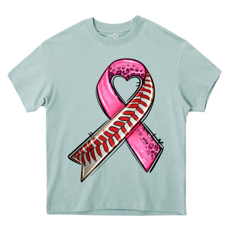 Breast Cancer Sport Ribbons Heavy Core Tee by AdoDesignShop | Teevron