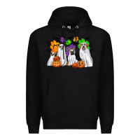 Black ghost dogs Premium Hoodie - CowGirlArtShop