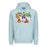 Blue Mist ghost dogs Premium Hoodie - CowGirlArtShop