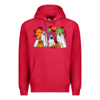 Cardinal ghost dogs Premium Hoodie - CowGirlArtShop