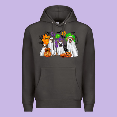 Ghost Dogs Premium Hoodie Designed By Cowgirlartshop