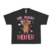 Pigment Black one boujee heifer Urban Heavy Tee - MaliasSmallBusiness