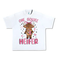 White one boujee heifer Urban Heavy Tee - MaliasSmallBusiness