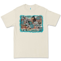 Cross Western Background Premium Tee | Teevron