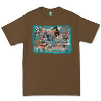 Cacao cross western background Premium Tee - AdoDesignShop