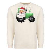 Sandshell santa tractor Premium Sweatshirt - CowGirlArtShop