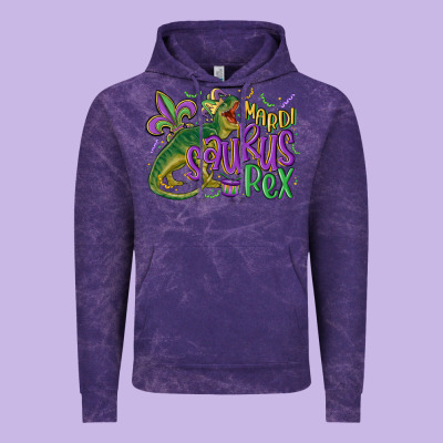 Mardi Saurus Rex Mardi Gras Vintage Hoodie Designed By Maliassmallbusiness