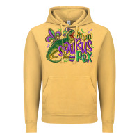 Vintage Mustard mardi saurus rex mardi gras Vintage Hoodie - MaliasSmallBusiness