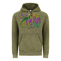 Vintage Olive mardi saurus rex mardi gras Vintage Hoodie - MaliasSmallBusiness