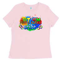 Bubblegum Pink autısm tribe Ladies Tee - AdoDesignShop