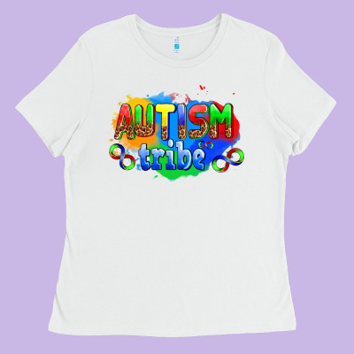 Autısm Tribe Ladies Tee Designed By Adodesignshop