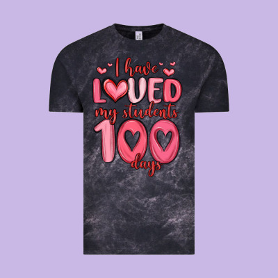 I Have Loved My Students 100 Days Vintage Tee Designed By Maliassmallbusiness