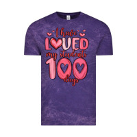 Cloud Purple i have loved my students 100 days Vintage Tee - MaliasSmallBusiness