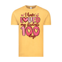 Vintage Mustard i have loved my students 100 days Vintage Tee - MaliasSmallBusiness