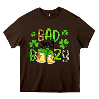Chocolate Brown bad and boozy Heavy Core Tee - Artiststas