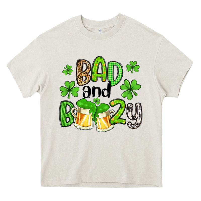 Bad And Boozy Heavy Core Tee by Artiststas | Teevron