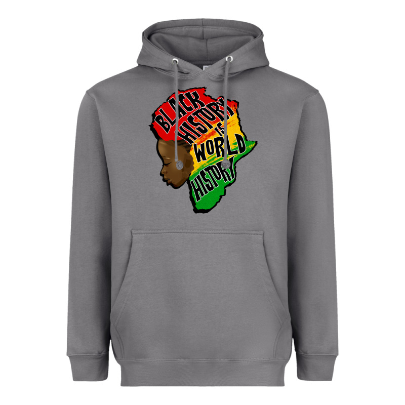 Black History Is World History Heavyweight Hoodie by CowGirlArtShop | Teevron