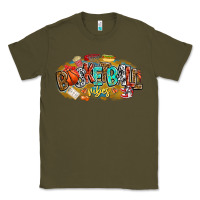 Army Green basketball vibes Classic Tee - CowhideDigitalArt