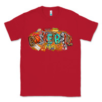 Red basketball vibes Classic Tee - CowhideDigitalArt