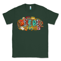 Sports Green basketball vibes Classic Tee - CowhideDigitalArt